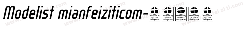 Modelist mianfeiziticom字体转换